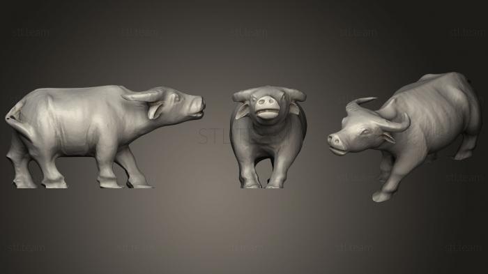 3D model Bull Statuette (STL)